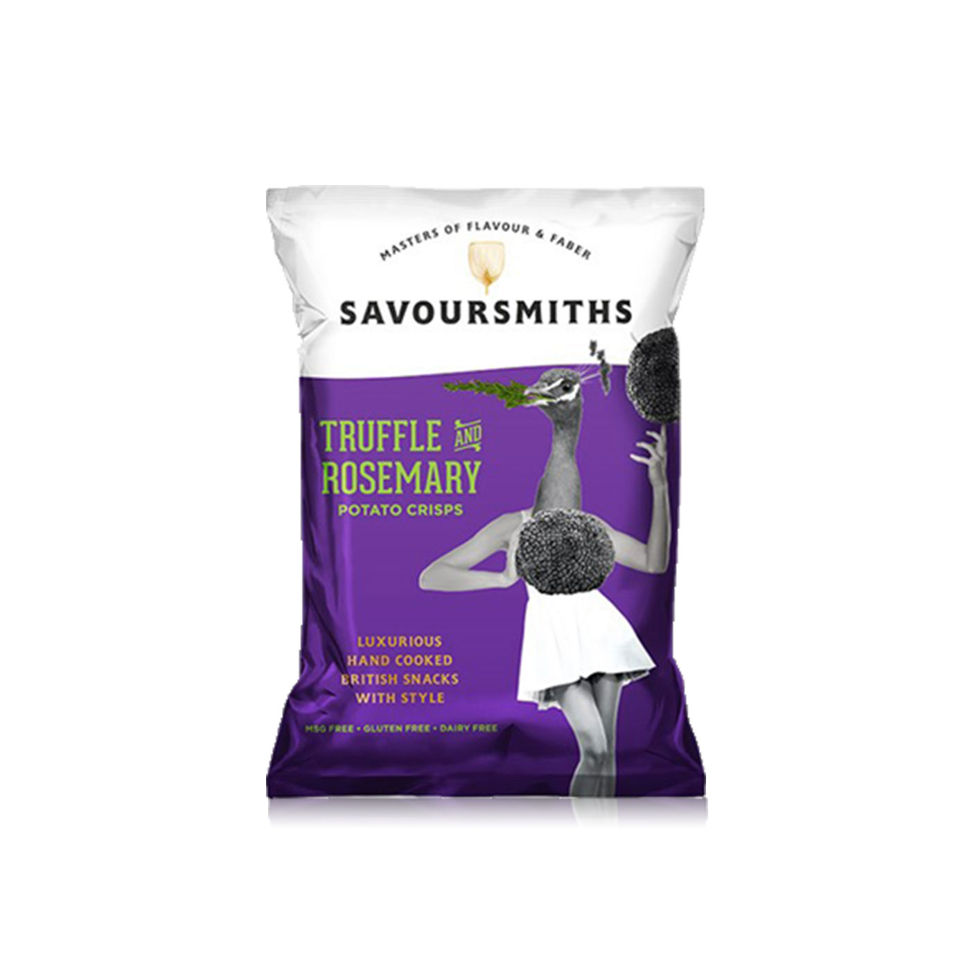 Savoursmiths Truffle and Rosemary Crisps 150g