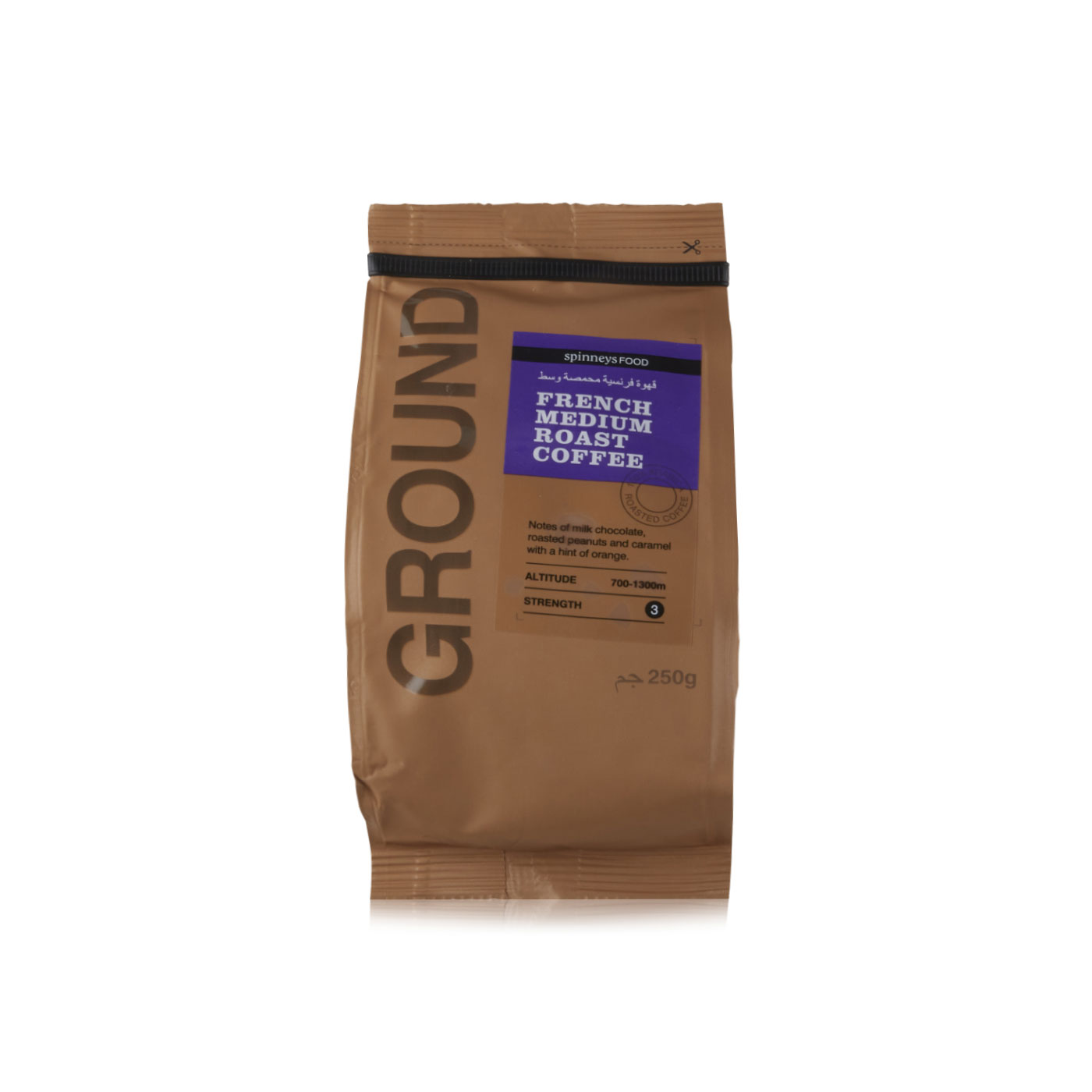Spinneysfood French Medium Roast Ground Coffee 250g