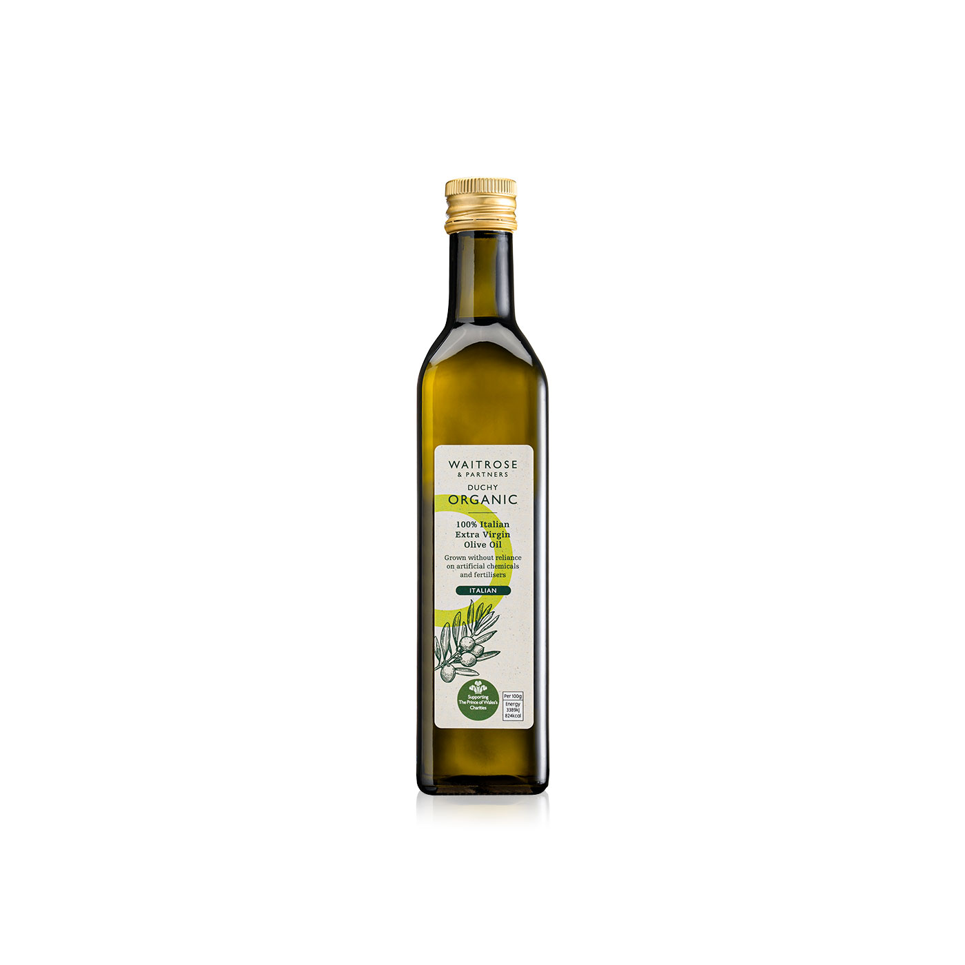 Waitrose Duchy Organic Italian Extra Virgin Olive Oil 500ml - Spinneys UAE