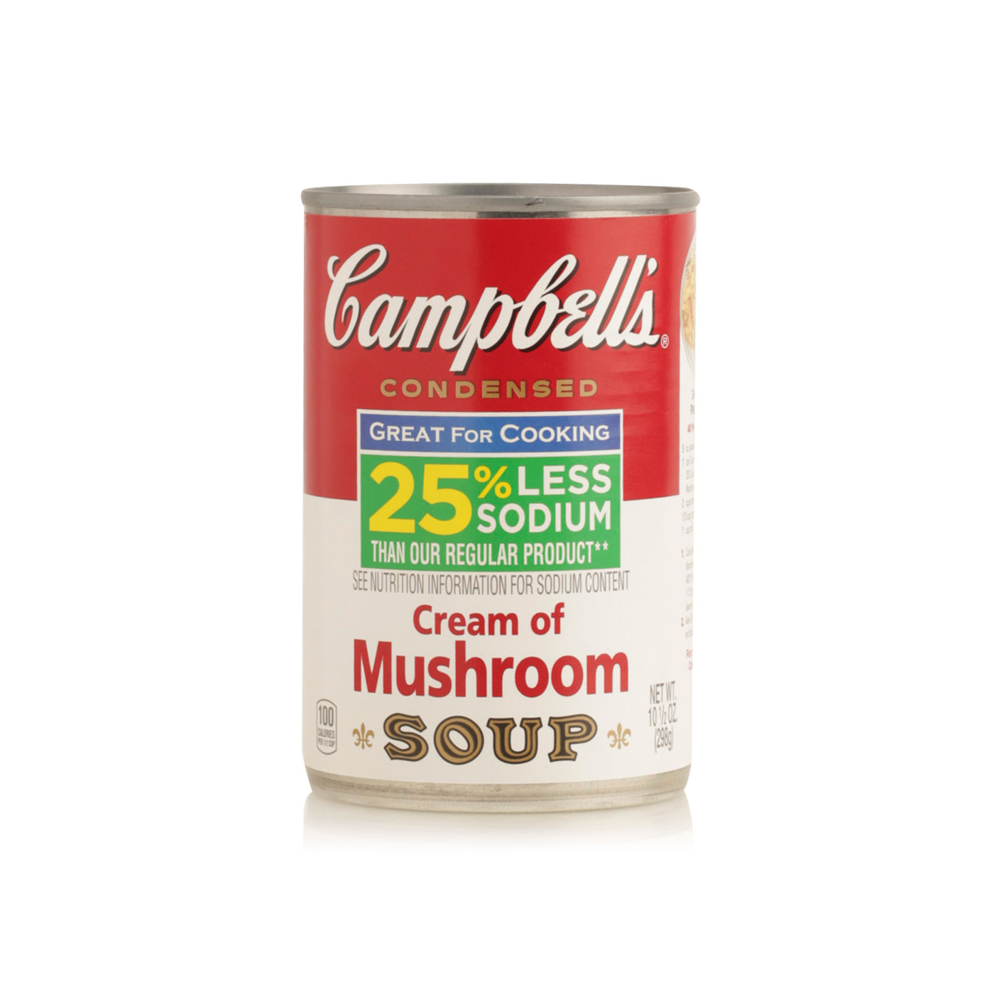 Campbell's Low Salt Cream of Mushroom Soup 298ml
