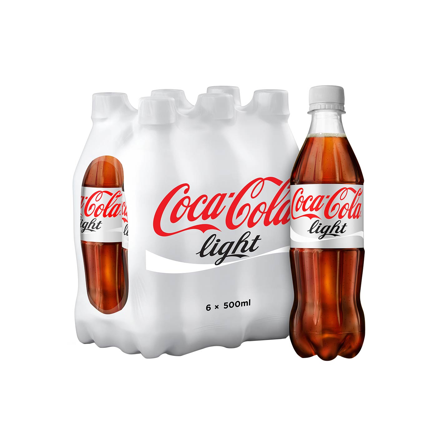 Coca Cola Light PET bottles 6 x 500ml