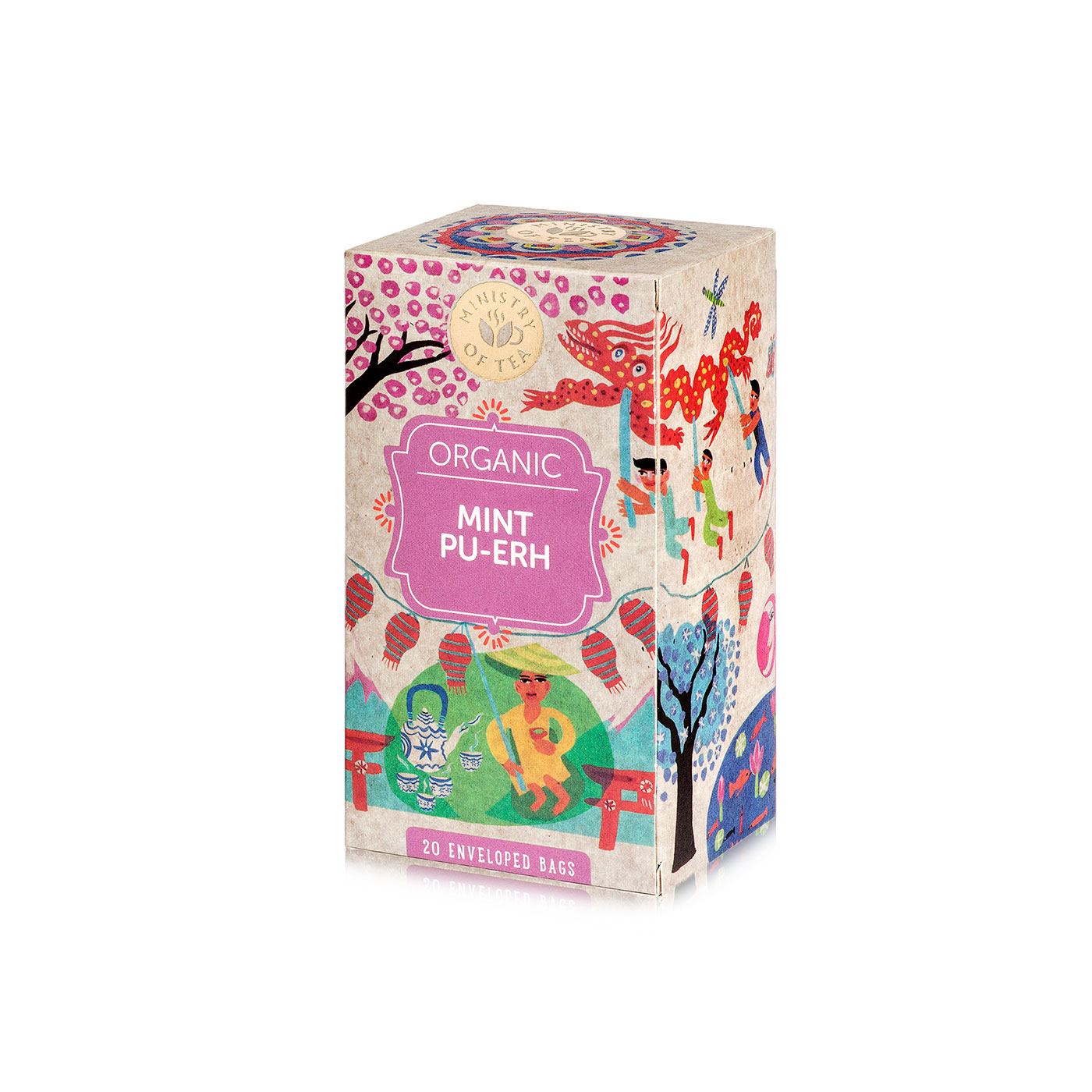 Ministry of Tea Organic Mint Pu-Erh Tea 35g