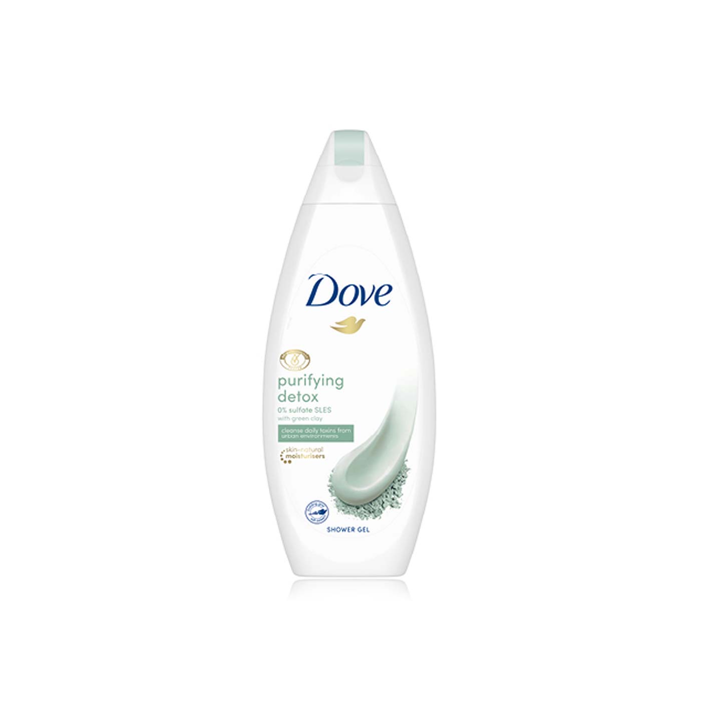 Dove purifying detox green clay shower gel 500ml - Spinneys UAE