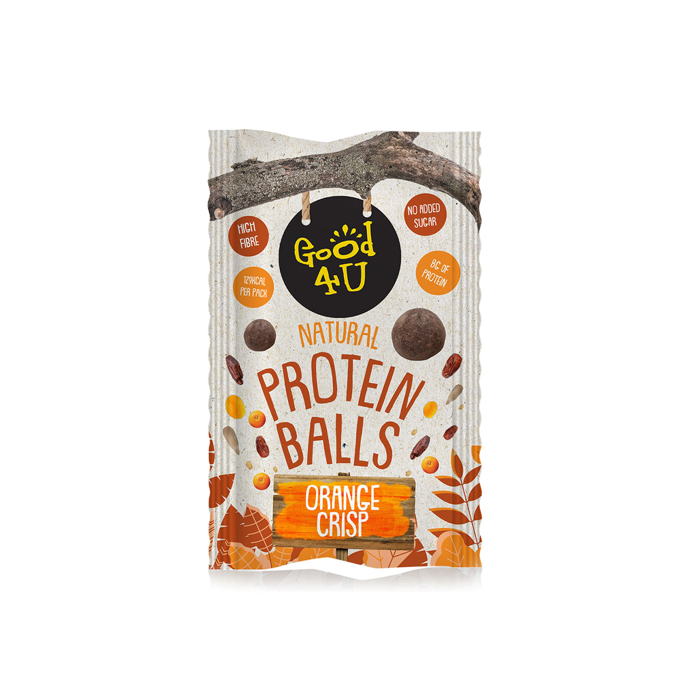 Good4U Protein Balls orange crisp 40g - Spinneys UAE