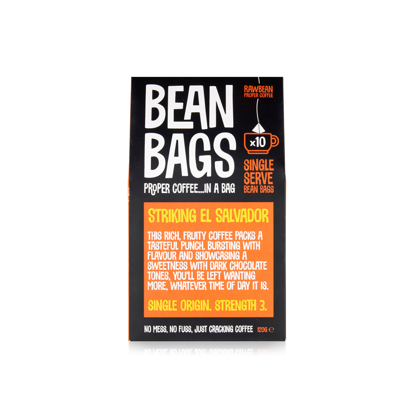 Raw Bean Coffee Bean Bags - Striking El Salvador 120g