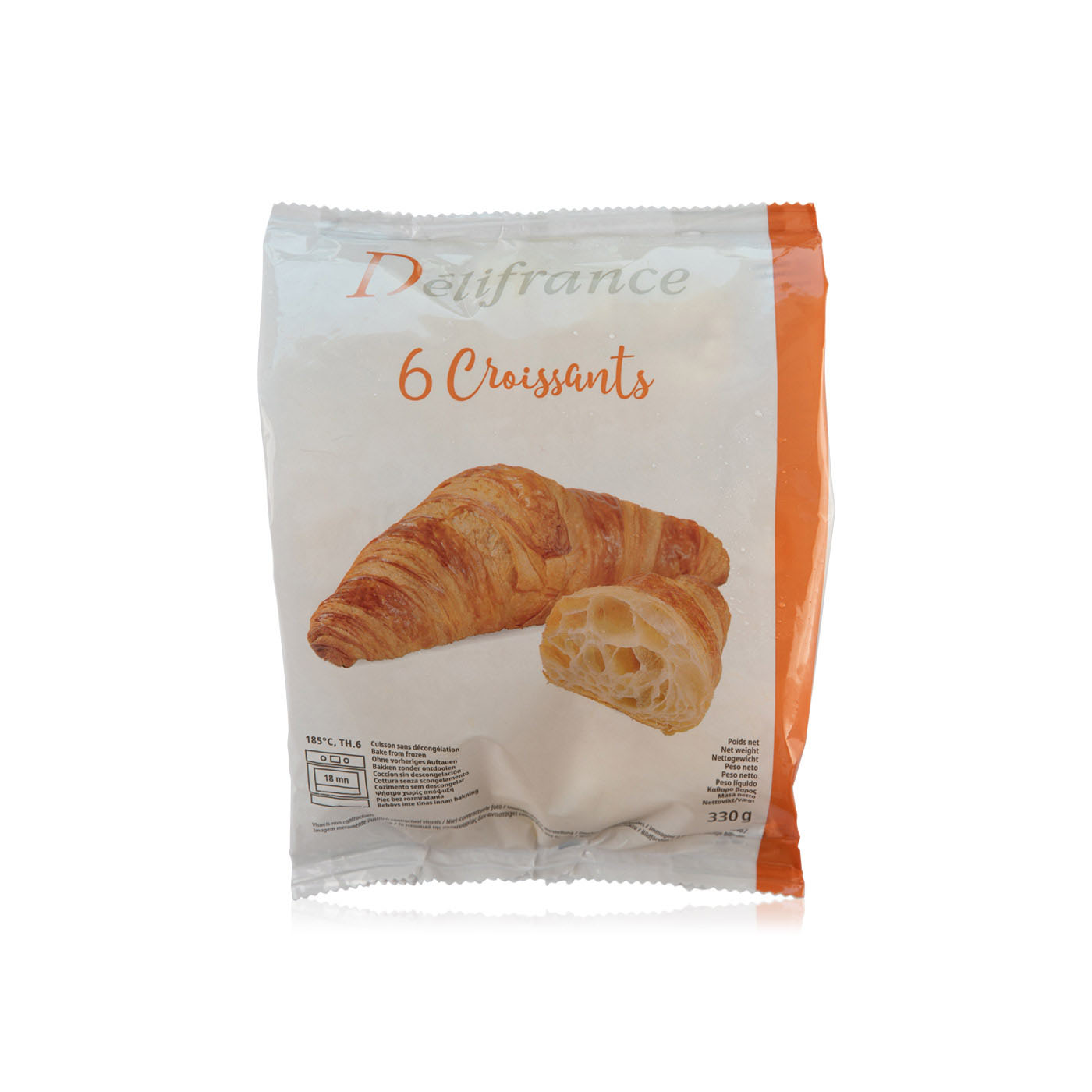 Delifrance Frozen Butter Croissant 55G X 6