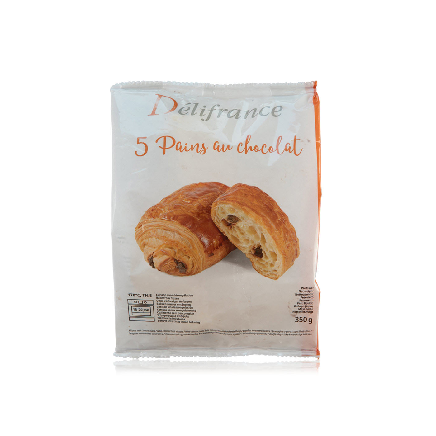 Delifrance Frozen Pains Au Chocolate 70G X 5