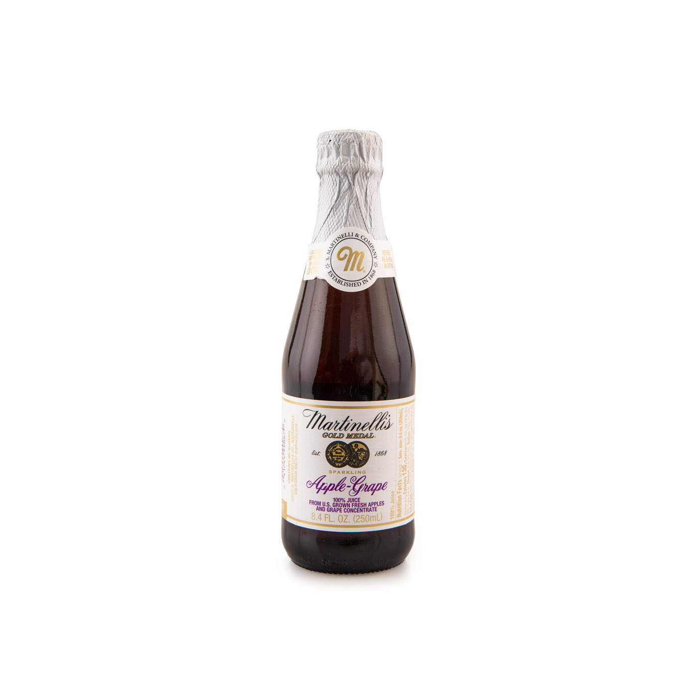 Martinellis Sparkling Apple Grape Juice 250ml