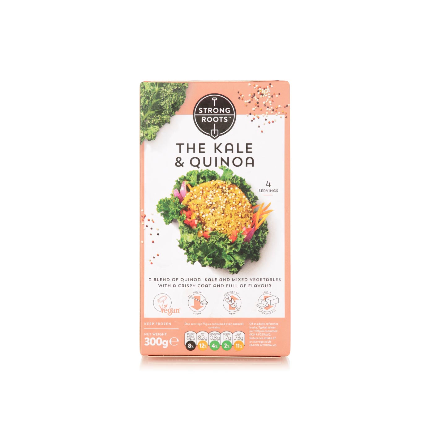 Strong Roots kale & quinoa burger 300g Spinneys UAE