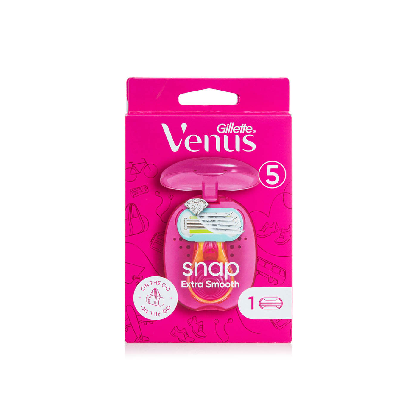 Gillette Venus Snap Extra Smooth Snap Handle + 1 Blade - Spinneys UAE