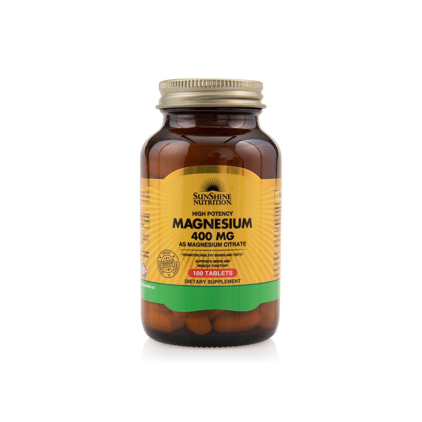 Sunshine Nutrition Magnesium Citrate 400 Mg x 100