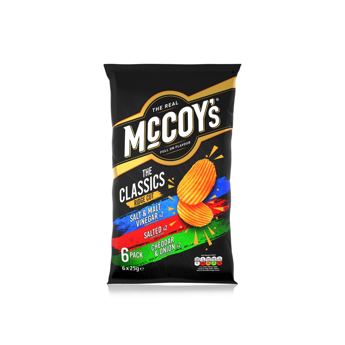 The Real Mccoy's Classic Variety Multi-Pack 6 x 25g