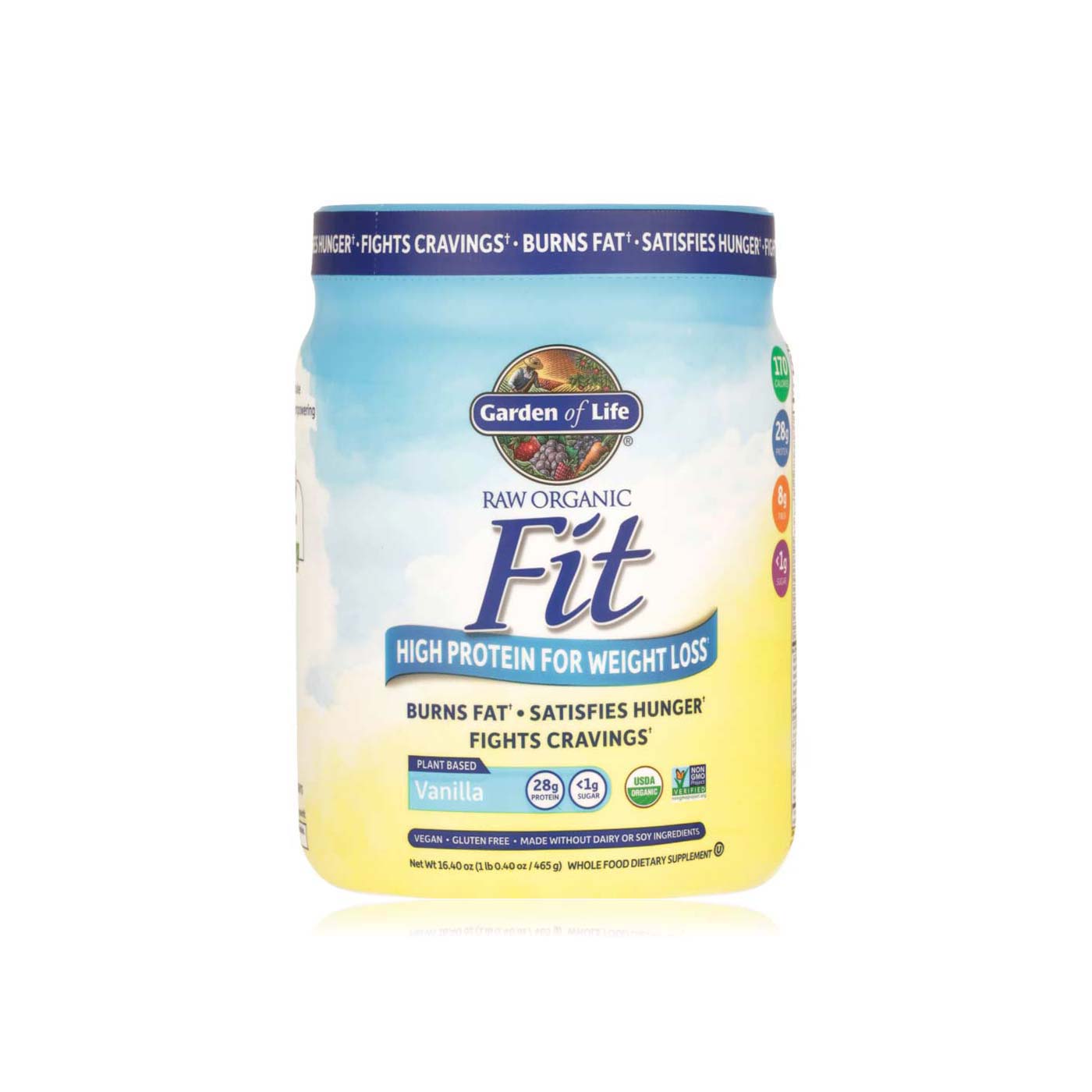 Garden of Life Raw Organic Fit Vanilla Protein Powder 457g