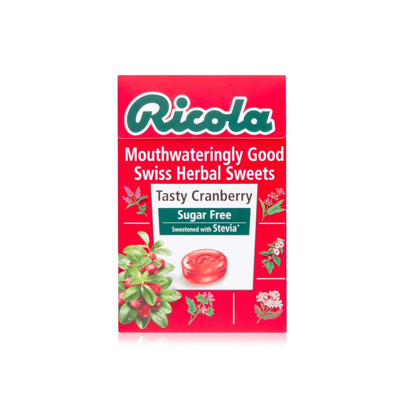 Ricola Cranberry Sugar-Free Herbal Drops 45g