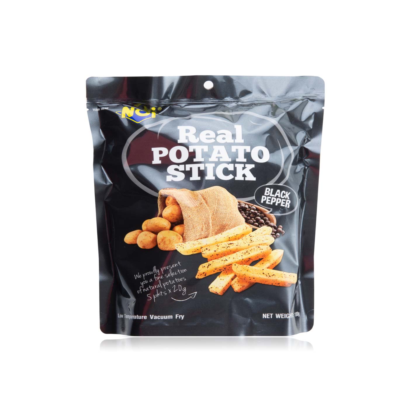 Noi Real Potato Sticks with Black Pepper 100g