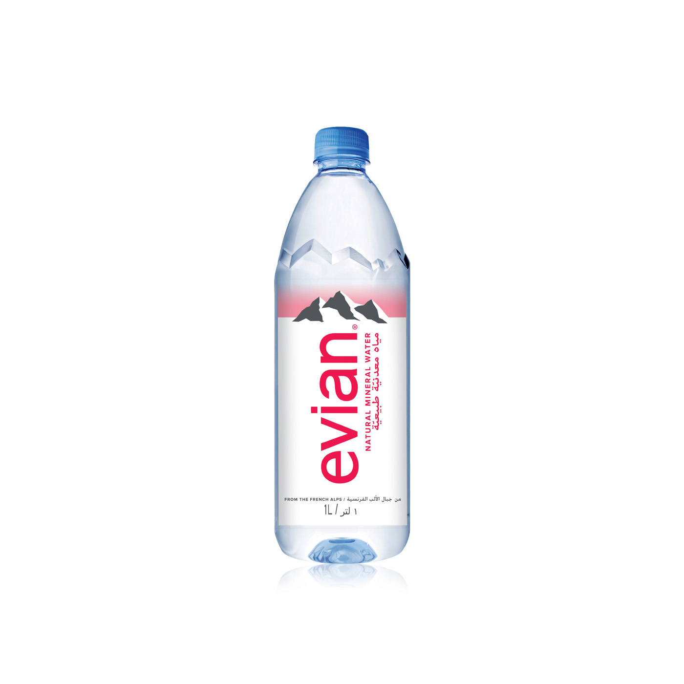 Evian Natural Mineral Water 1 litre x 12