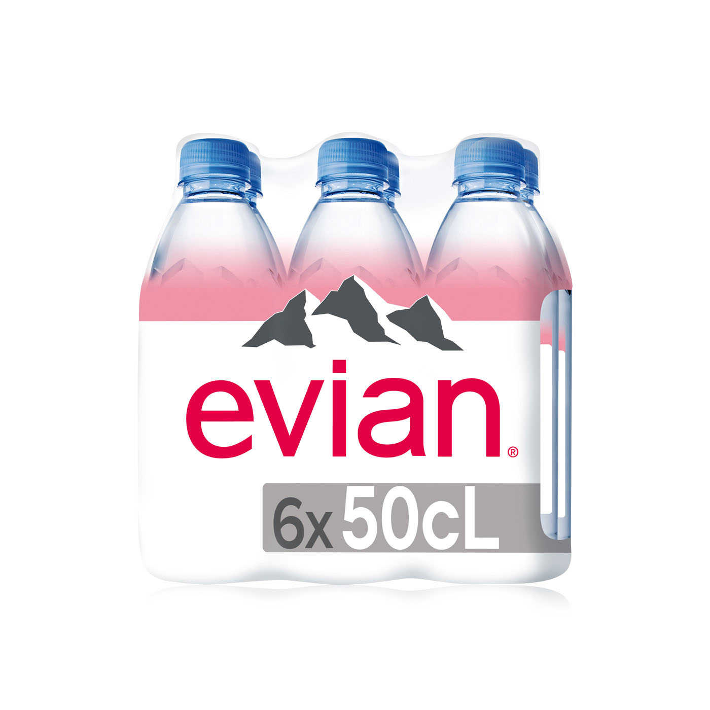 Evian Natural Mineral Water 500ml x 6