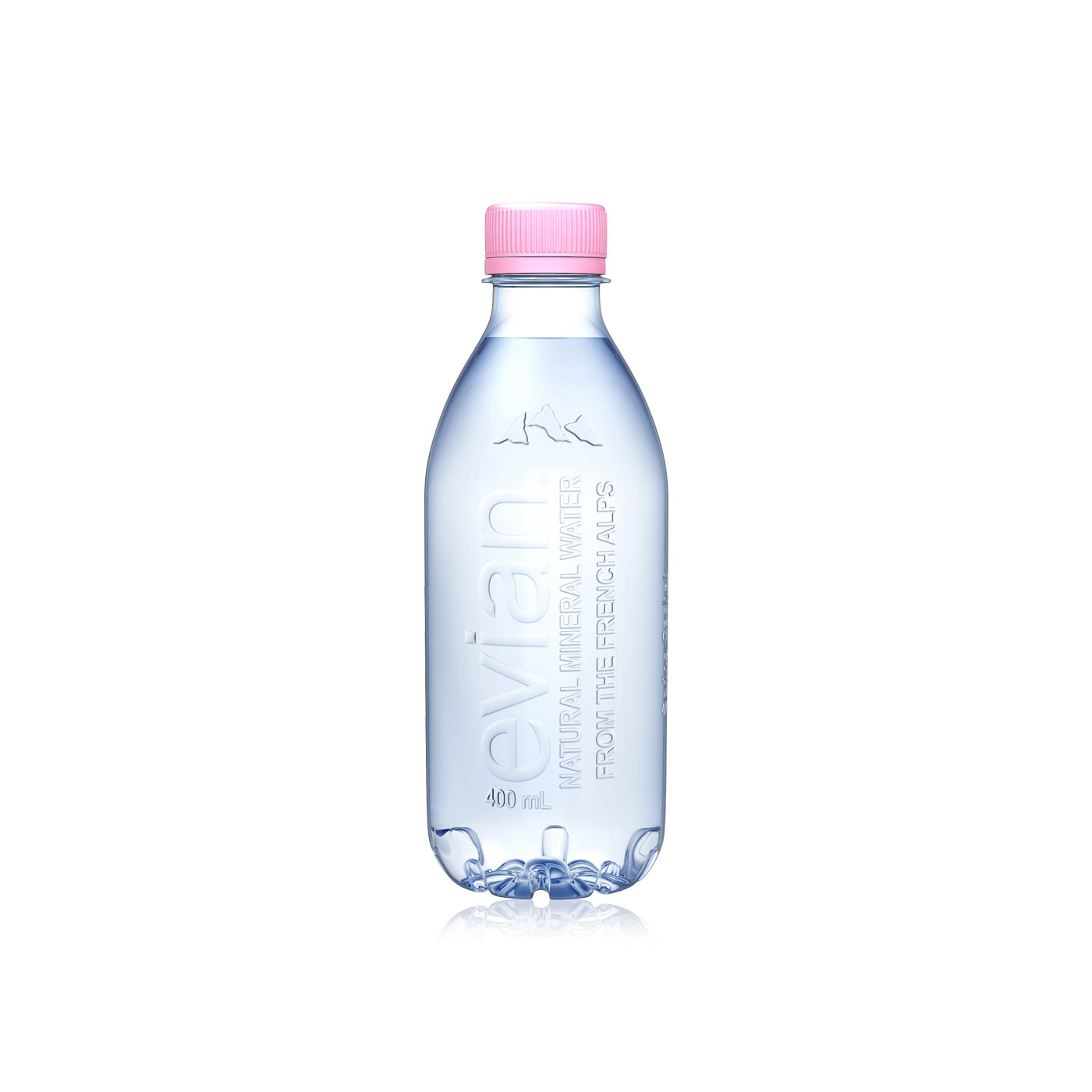 Evian Natural Mineral Water Recycled Bottle 400ml