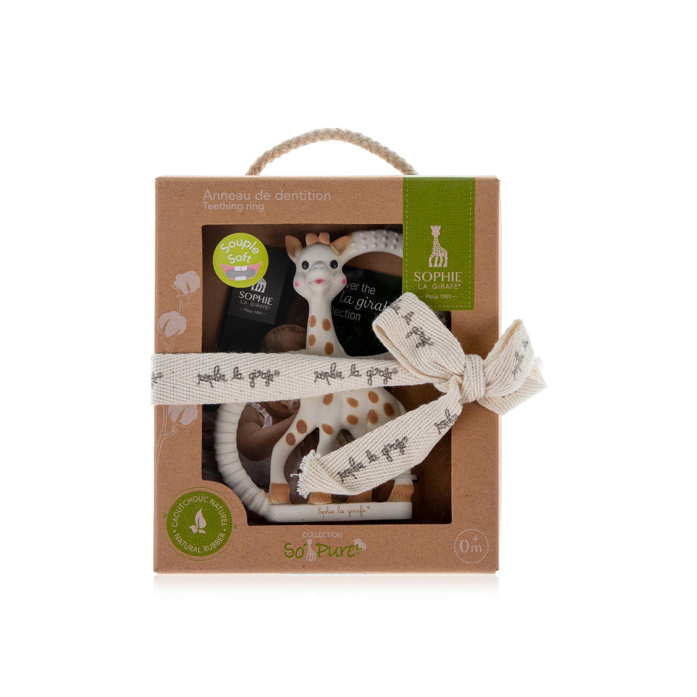 Sophie La Girafe So'pure Teething Ring- Soft Version - Spinneys UAE