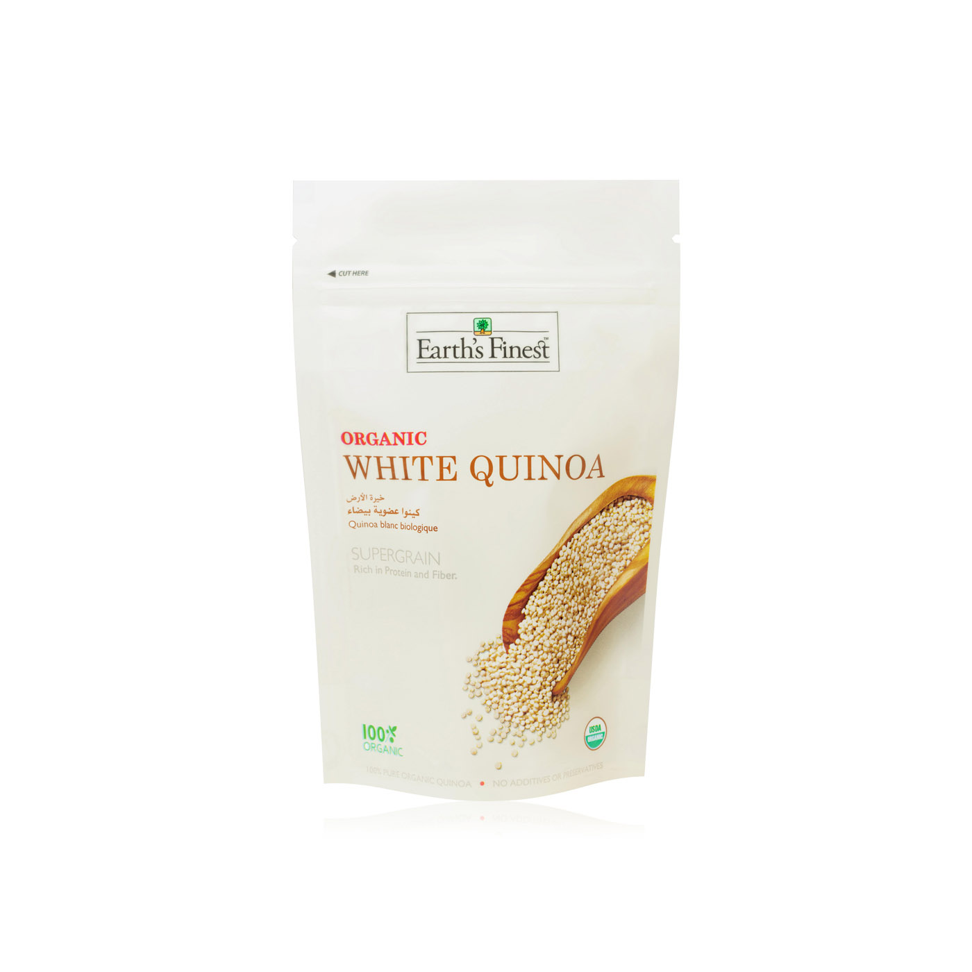 Earths Finest Organic White Quinoa 340g