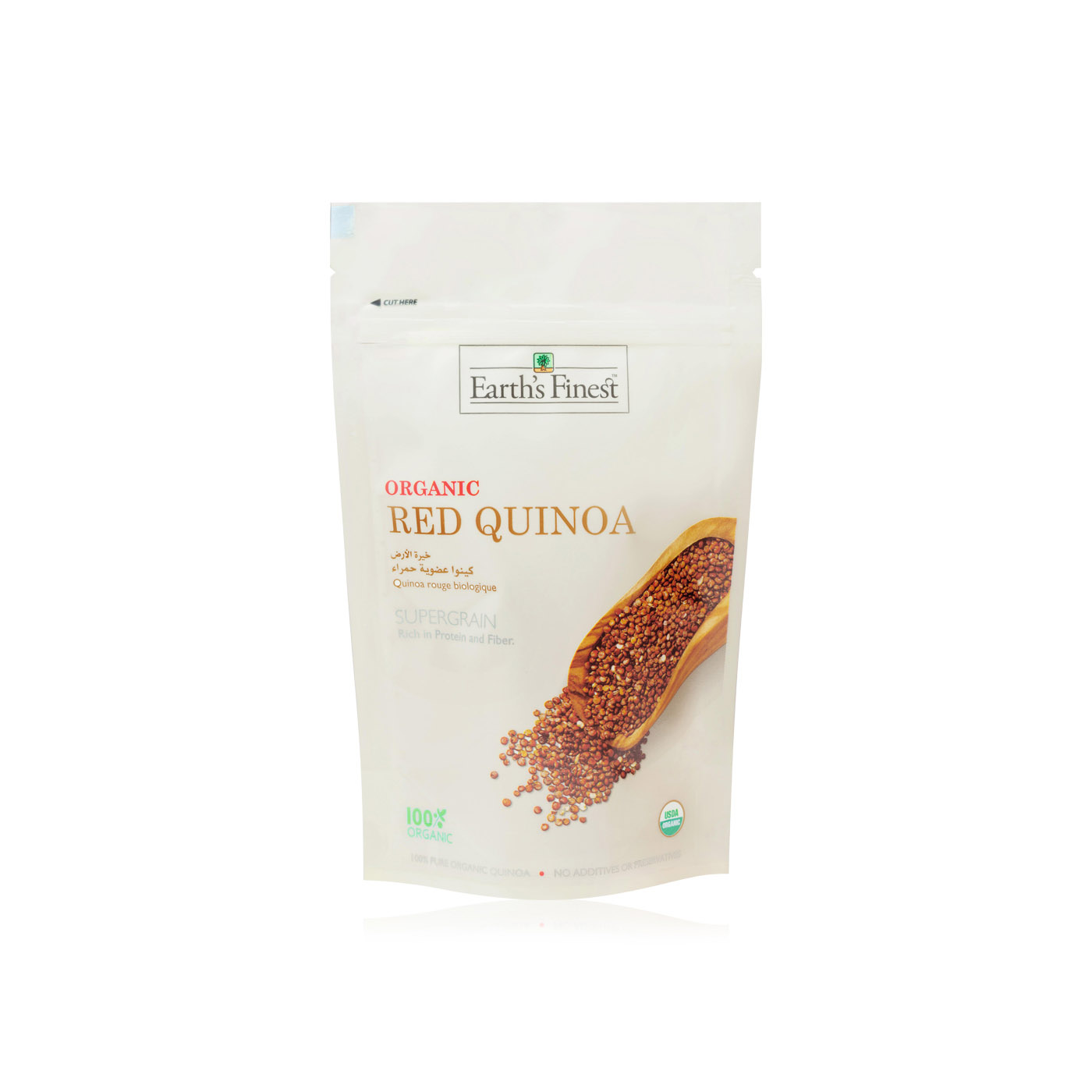 Earths Finest Organic Red Quinoa 340g