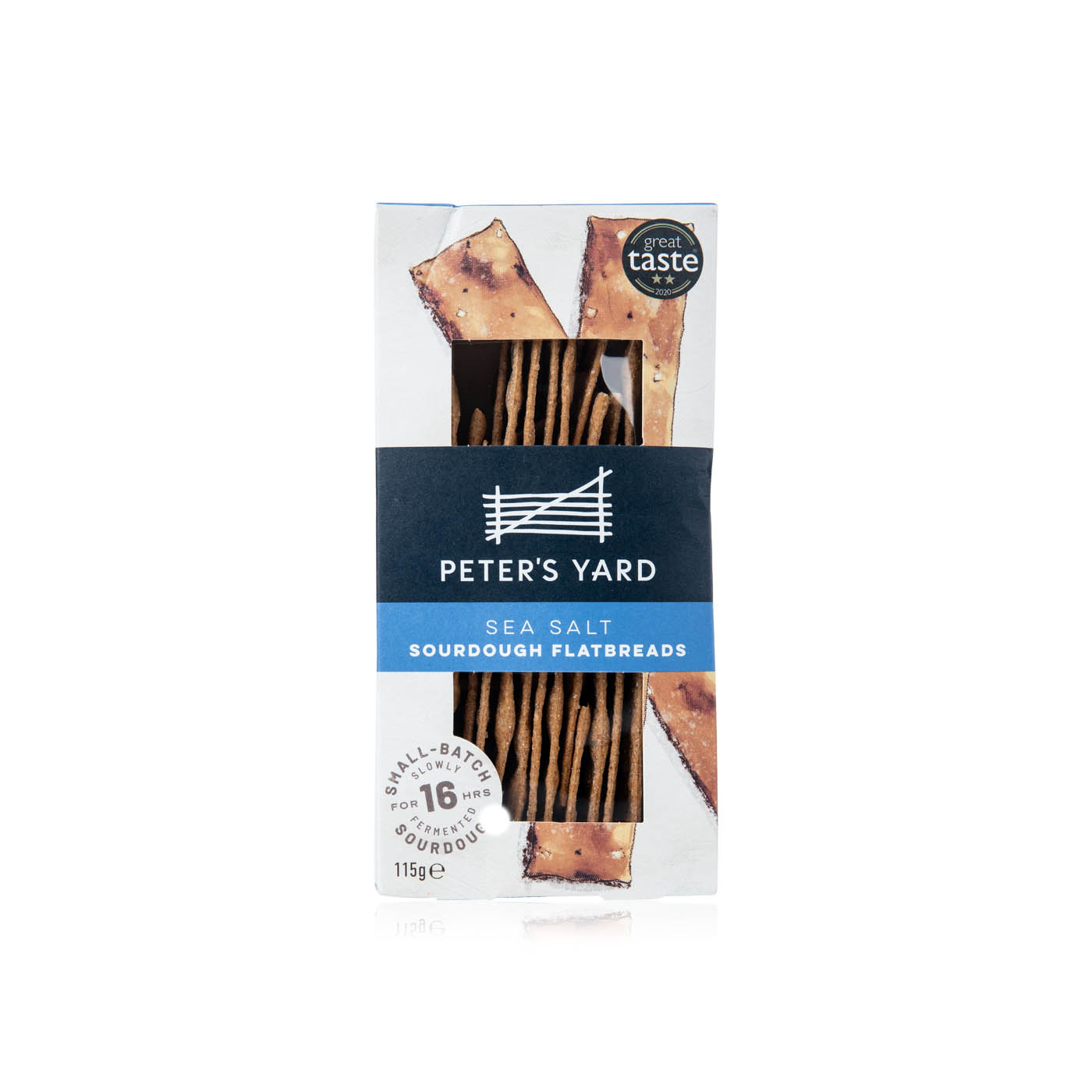 Peter Yard's Sea Salt Sourdough Flatbreads 115g