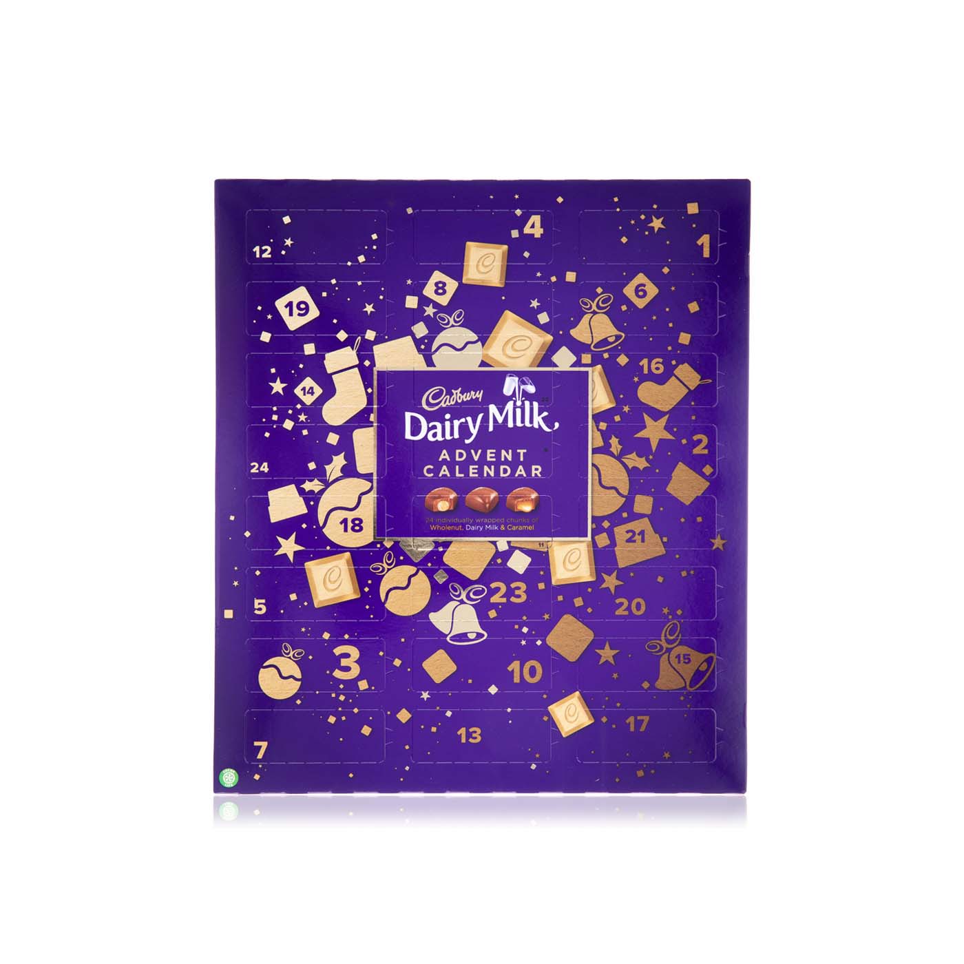 Cadbury Dairy Milk chocolate chunks advent calendar 258g Spinneys UAE