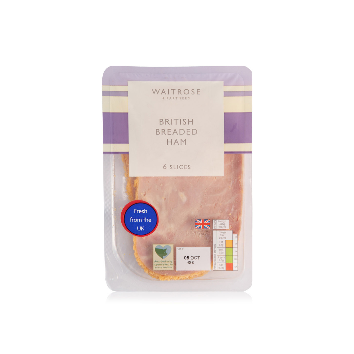 Waitrose British breaded ham 6 slices 115g Spinneys UAE