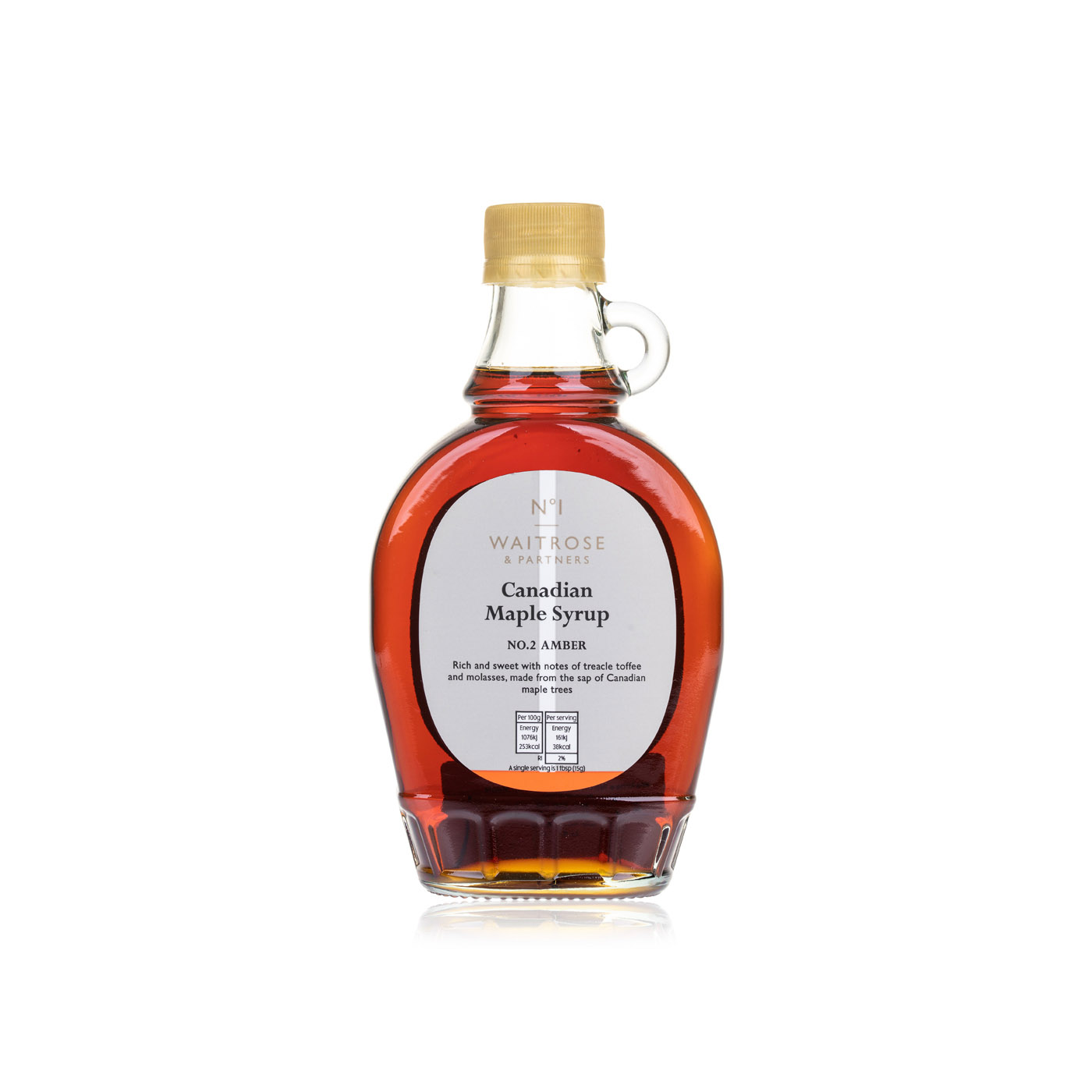 Waitrose No.1 Canadian Maple Syrup No.2 Amber 330g