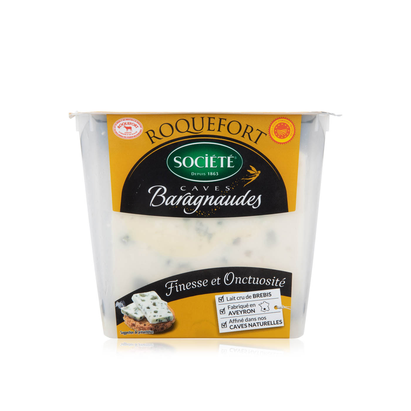 Roquefort Aop Caves Baragnaudes Cave Saveur 150g