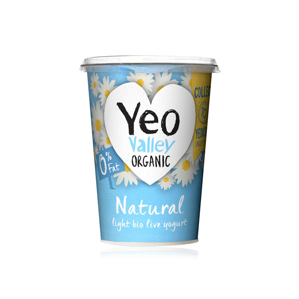 Yeo Valley Organic 0% Fat Natural Yoghurt 500g