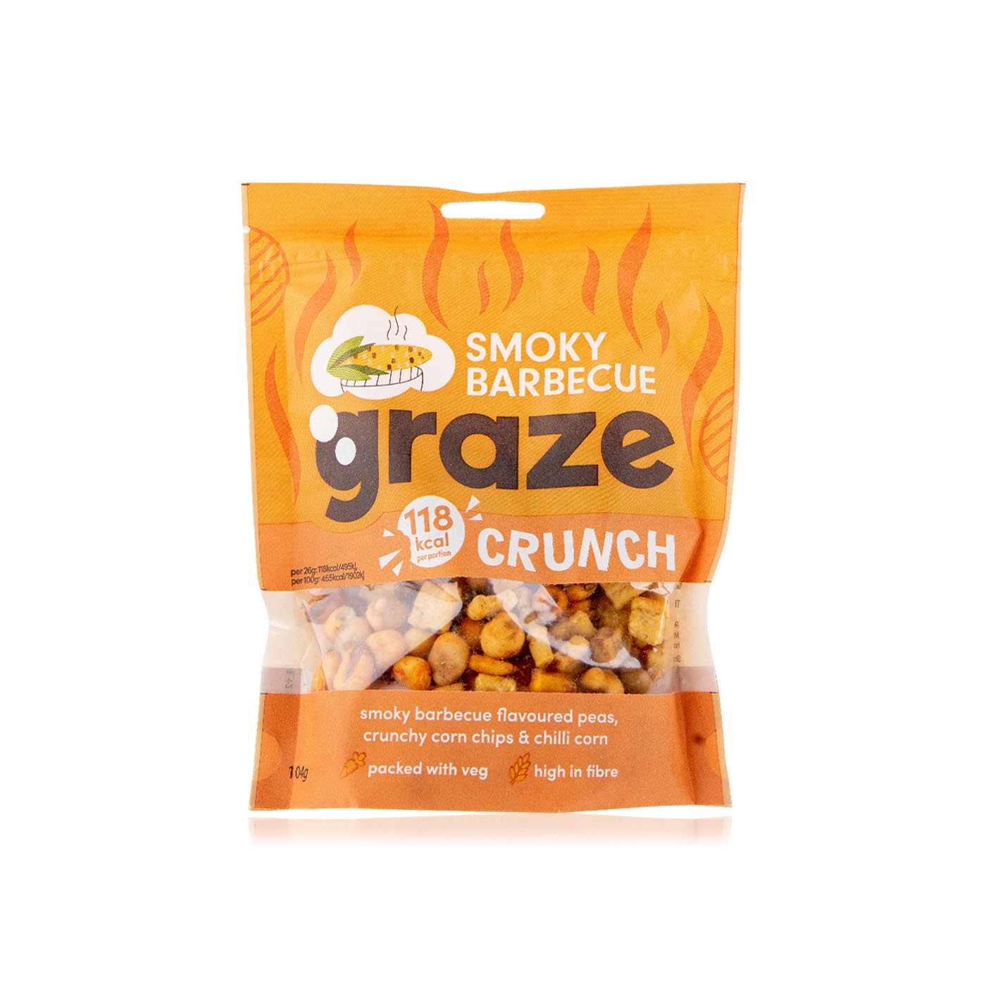 Graze Smoky Barbecue Crunch 104g