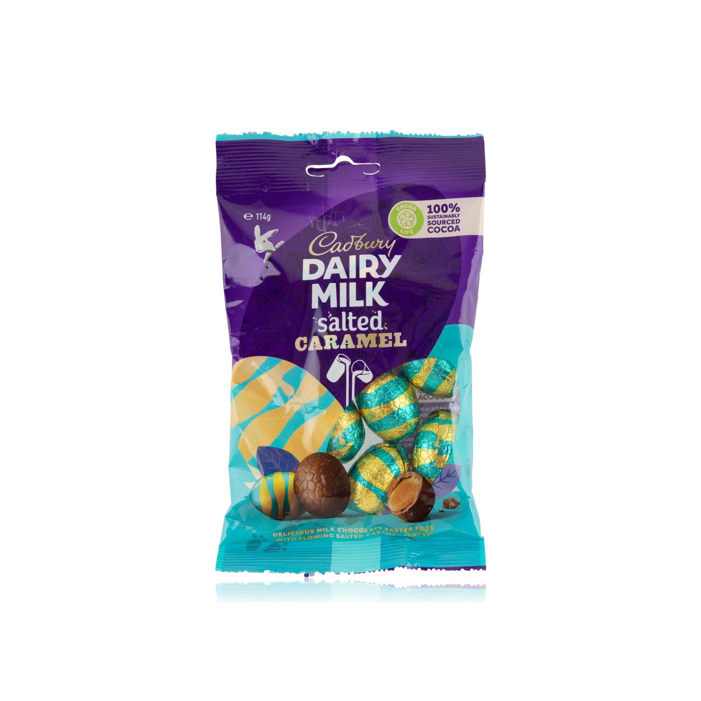 Cadbury Dairy Milk Salted Caramel Eggs Bag 114g