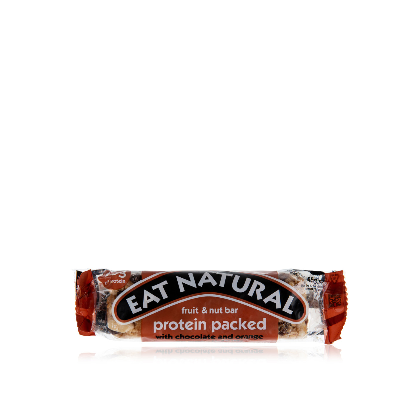 Eat Natural proteinpacked fruit & nut bar with chocolate and orange
