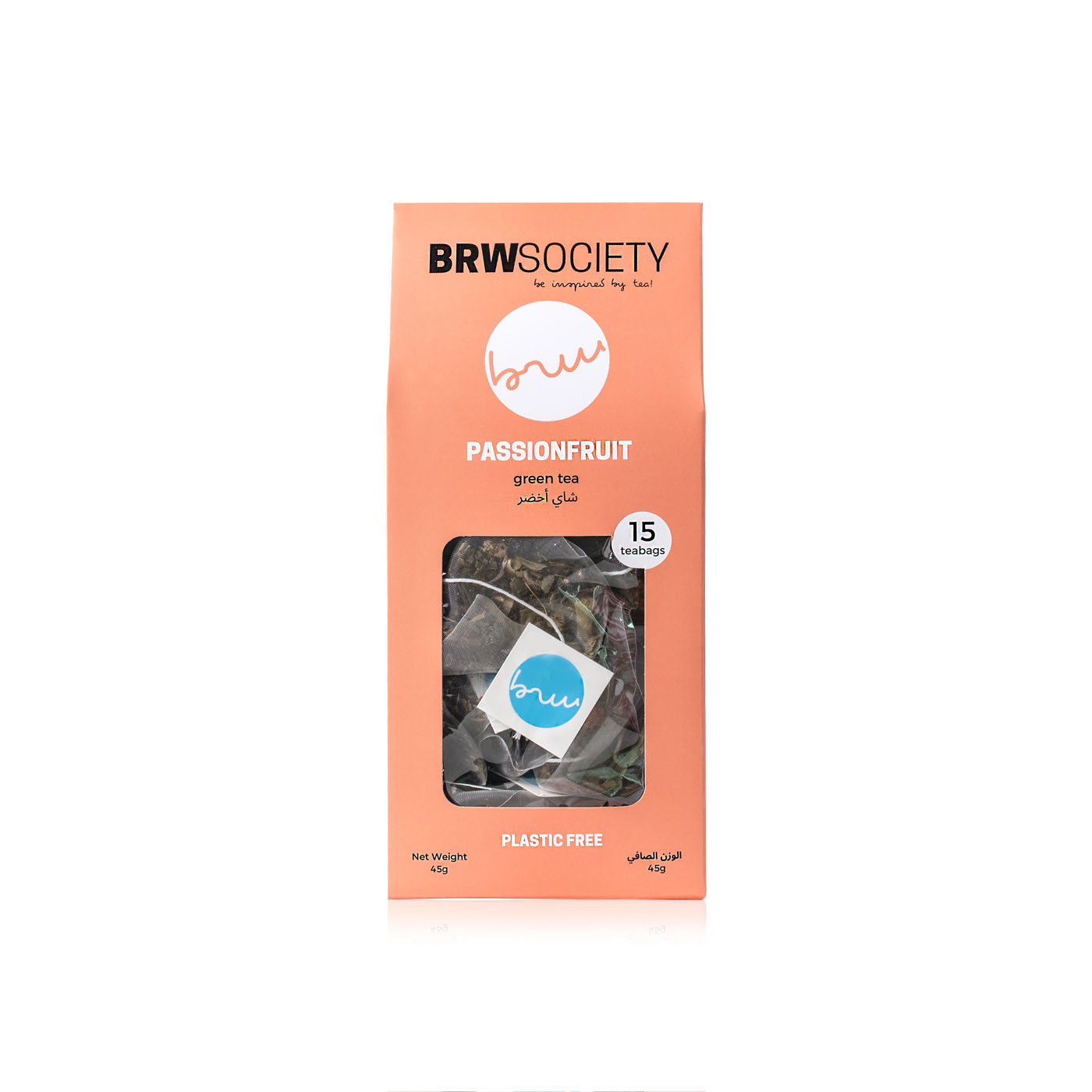 Brw Society Passionfruit Green Tea Bags 45g