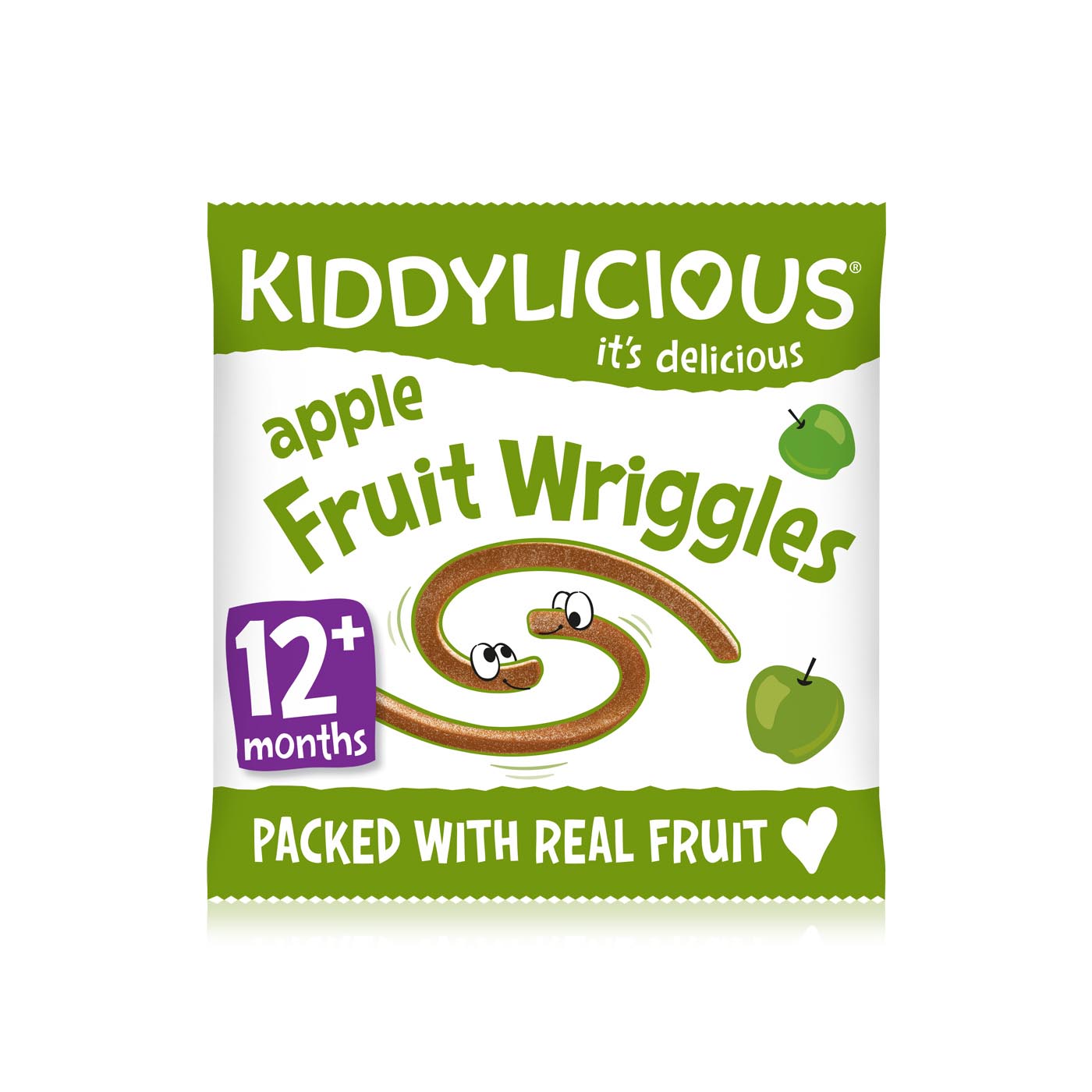 Kiddylicious Apple Fruit Wriggles 12g