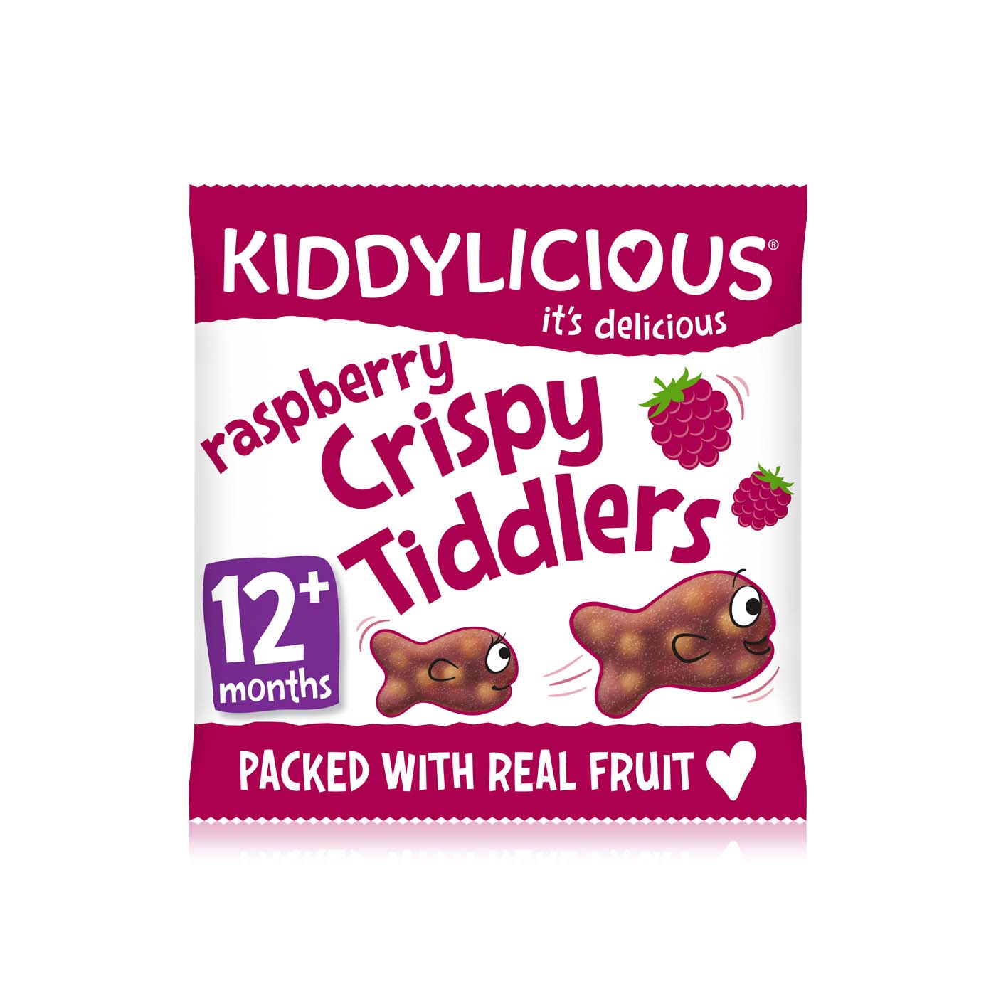 Kiddylicious Raspberry Crispy Tiddlers 12g