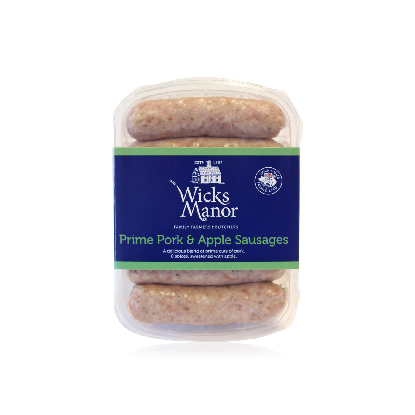 Wicks Manor Pork And Apple Sausages 454g Spinneys Uae