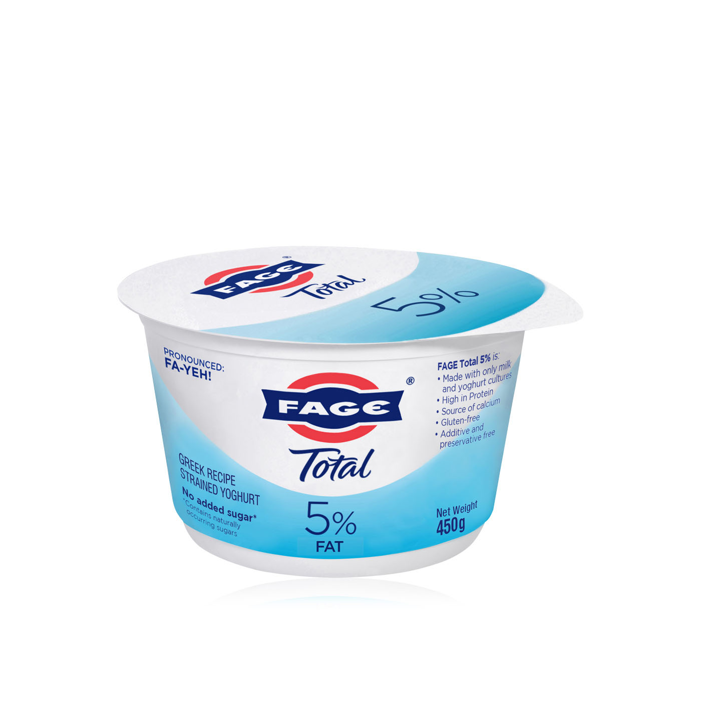 Fage Total 5% Fat Natural Greek Yoghurt 450g
