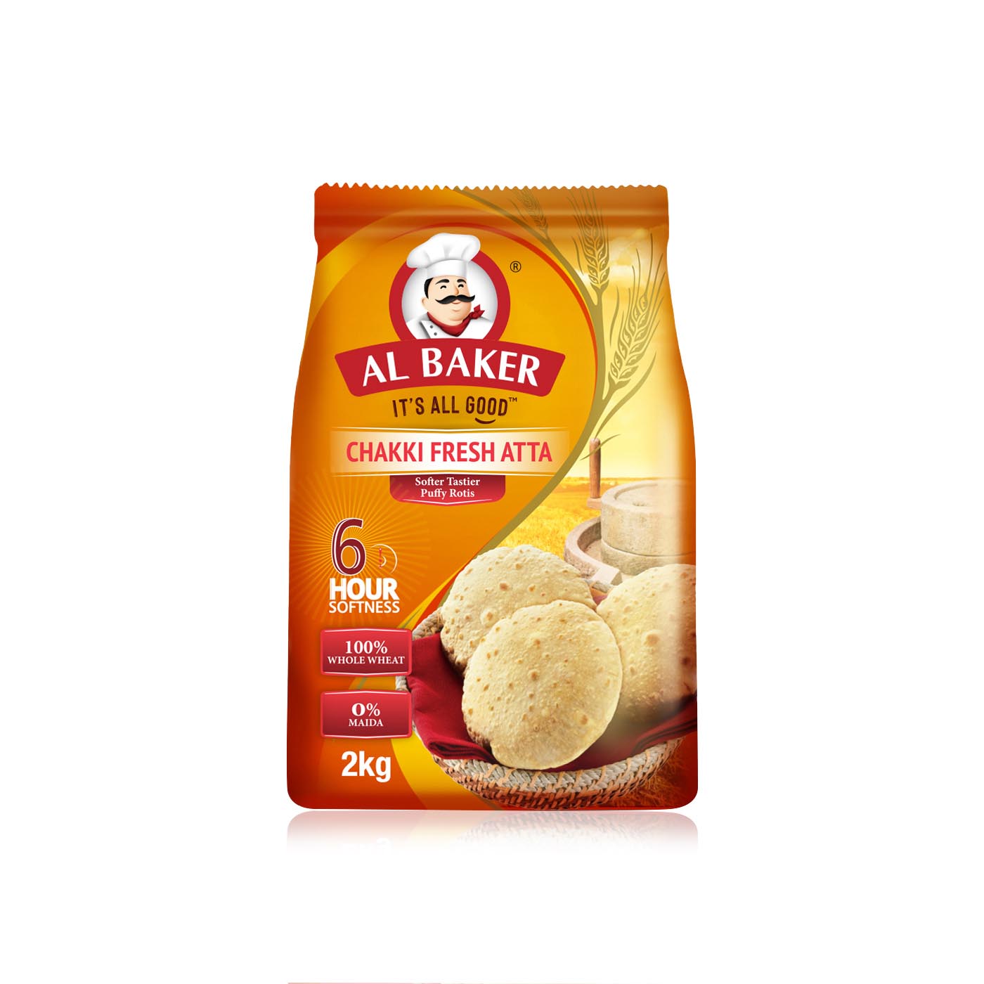 Al Baker Chakki Fresh Atta Flour 2kg