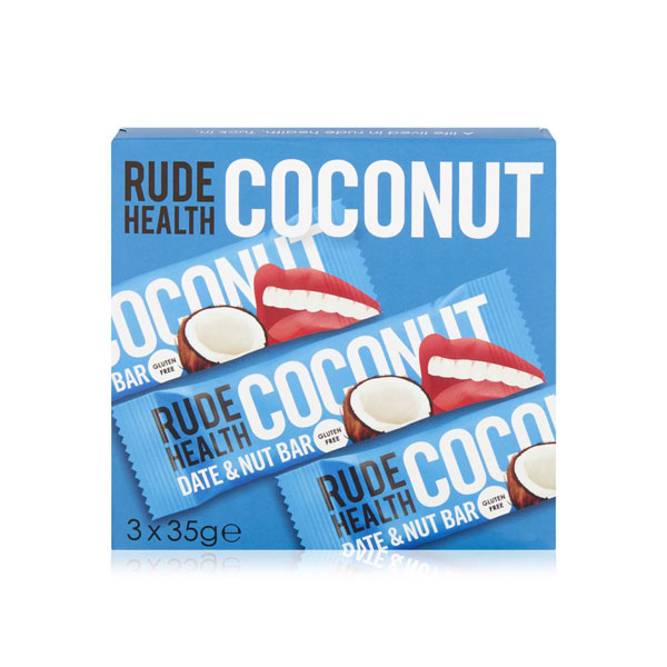 Rude Health Coconut Date and Nut Bar 3s 35g