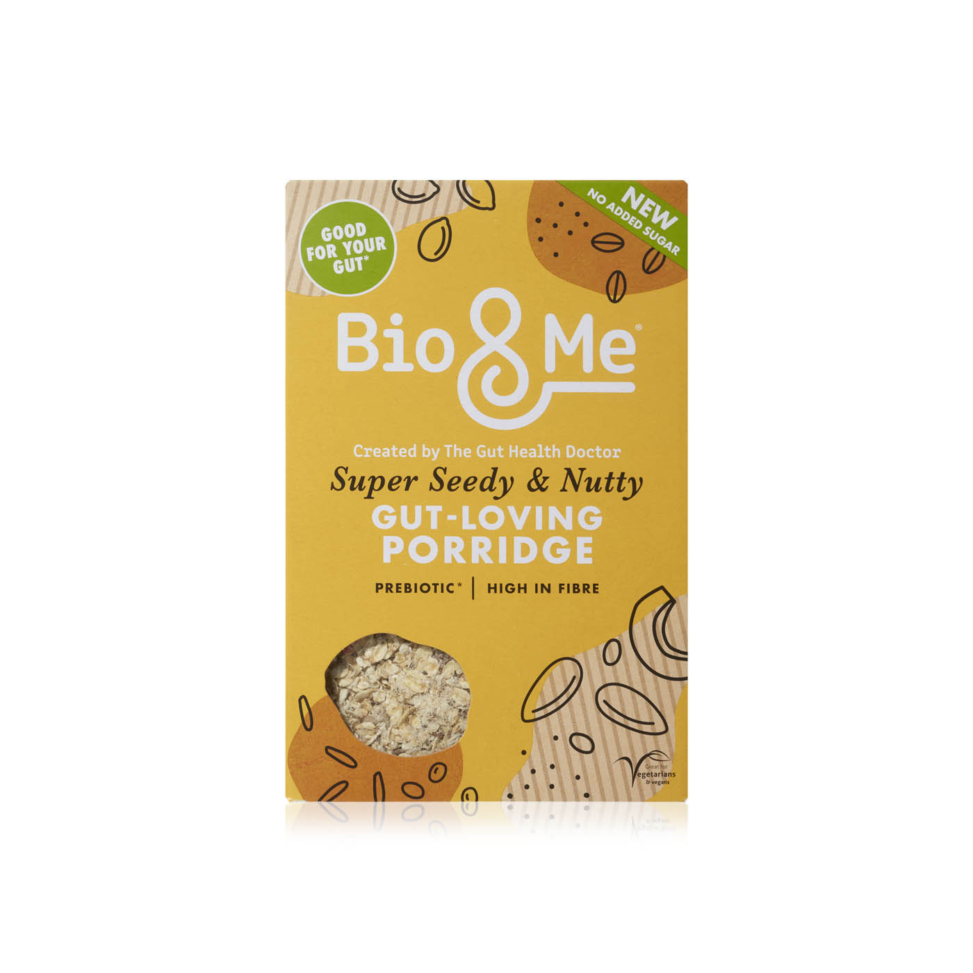 Bio&me Super Seedy & Nutty Gut-Loving Prebiotic Porridge 400g