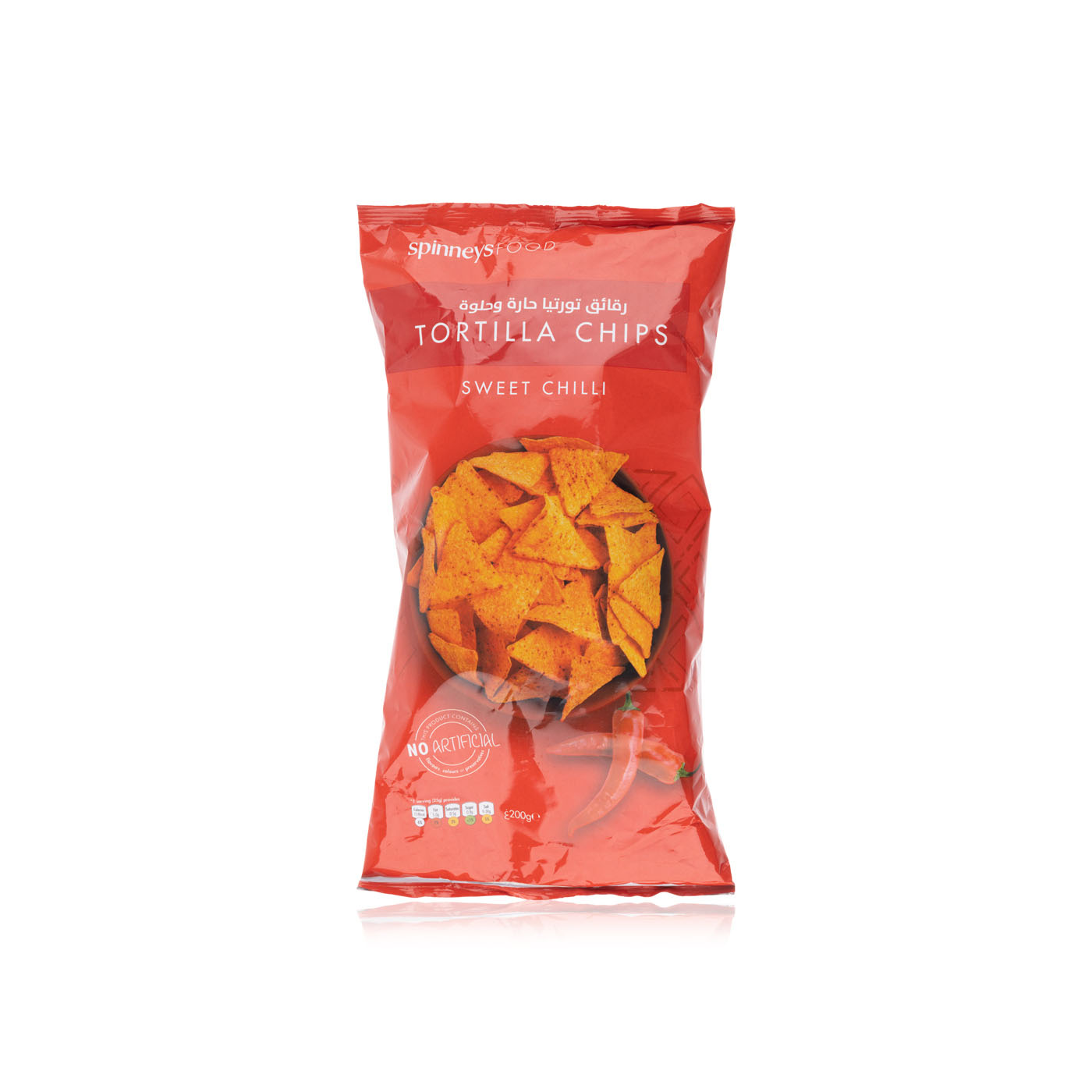 Spinneys Sweet Chilli Tortilla Chips 200g