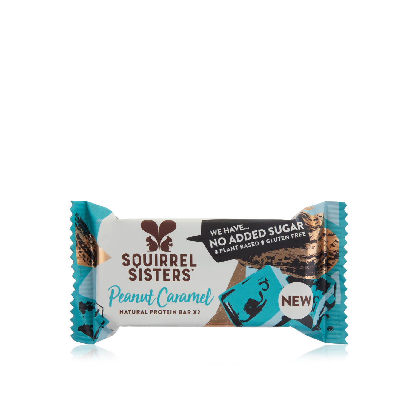 Squirrel Sisters Peanut Caramel Snack Bar 40g