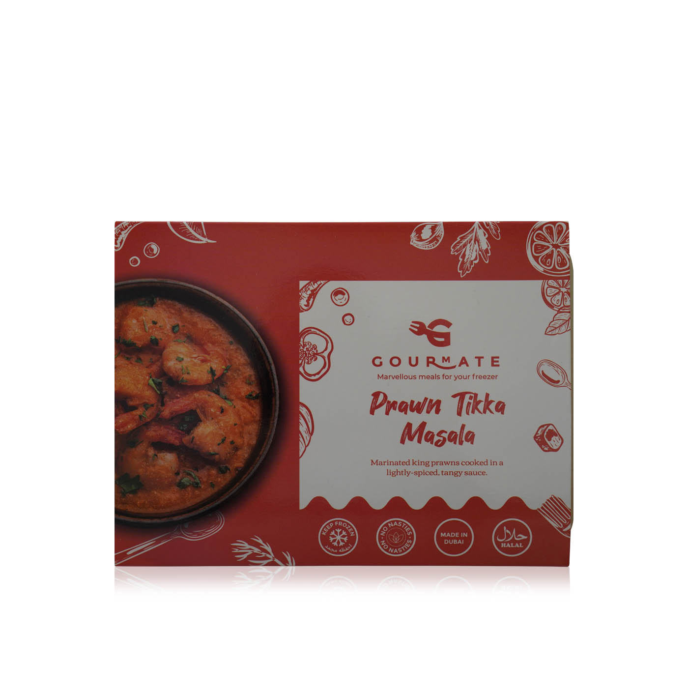 Gourmate Frozen Prawn Tikka Masala 340G