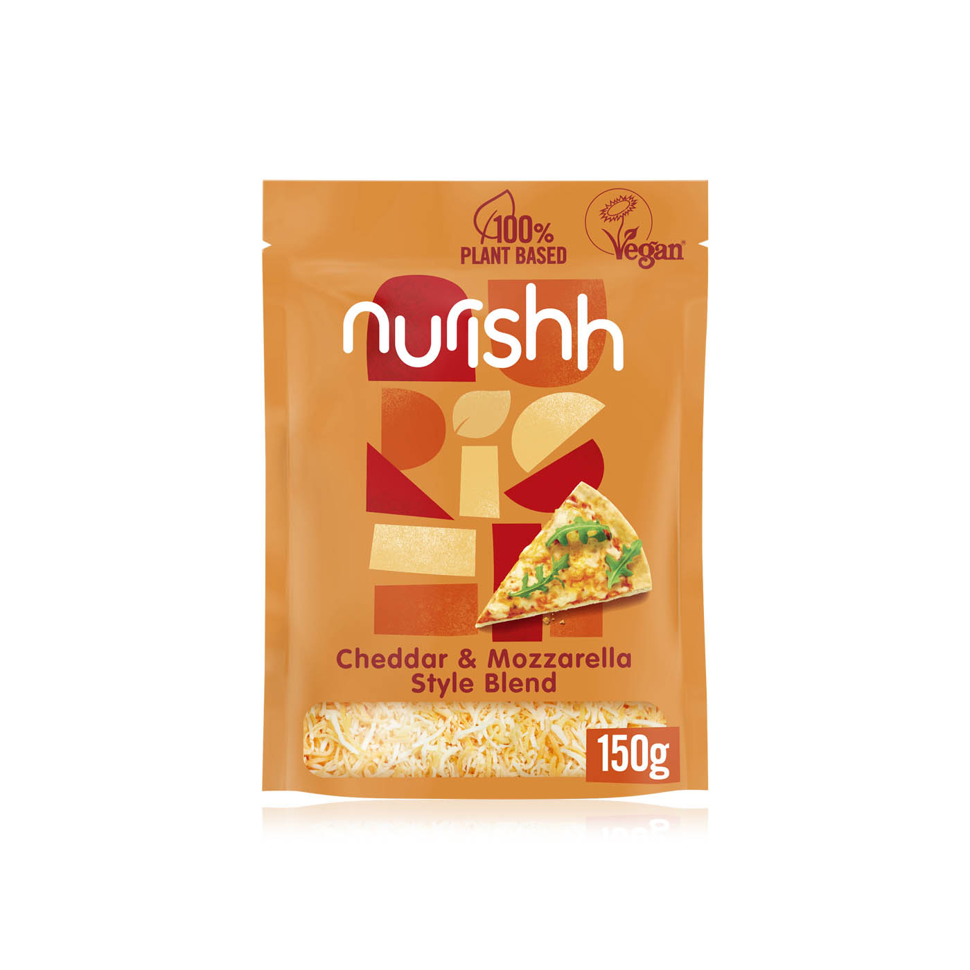 Nurishh Grated Cheddar & Mozzarella Style Blend Cheese 150g