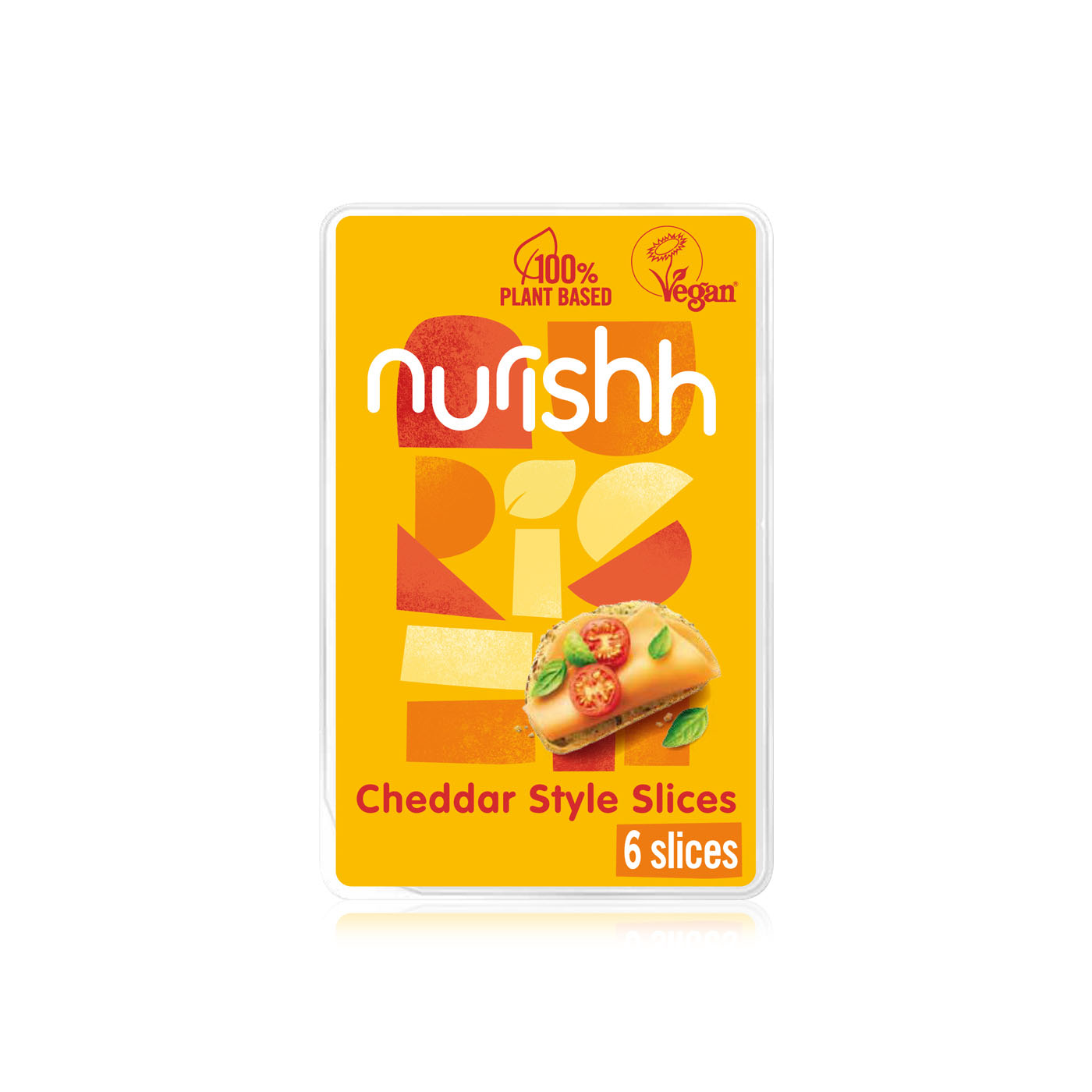Nurishh Vegan Cheddar Cheese Slices x 6 120g