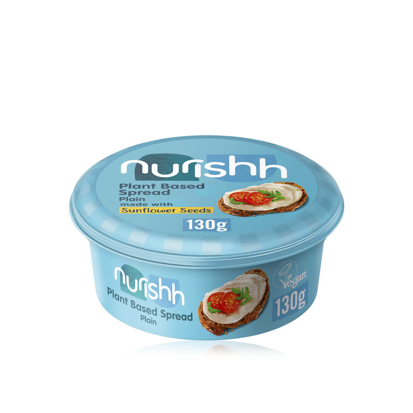 Nurishh Vegan Cheese Spread Plain 130g