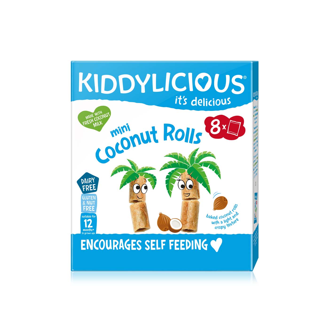 Kiddylicious Mini Coconut Rolls 8s 7g