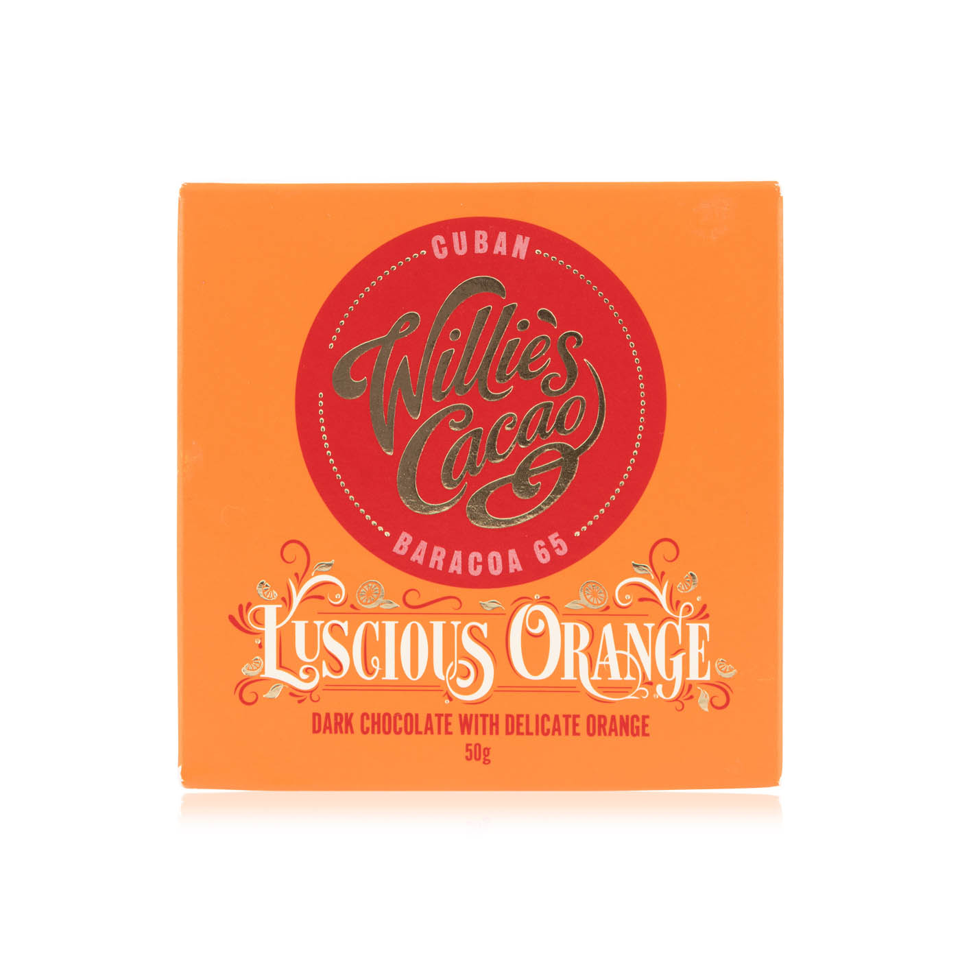 Willie's Cacao Luscious Orange Dark Chocolate Bar 50g